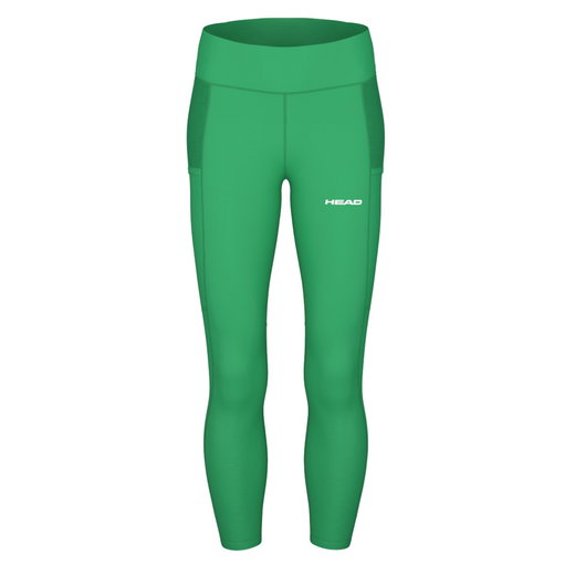 Head Tennishose Tech Tight (hoher Bund, elastisches Material) lang grün Damen
