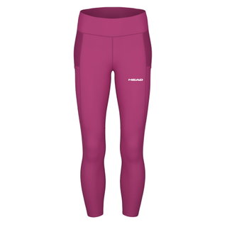 Head Tennishose Tech Tight (hoher Bund, elastisches Material) lang pink Damen