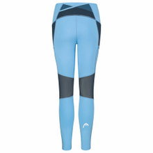 Head Tennis Pants Tech Tight (with side pockets, elastic material) long electric blue Women
