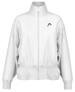 Head Tennisjacke Breaker Full Zip (100% Polyester, elastischer Bund) weiss Damen