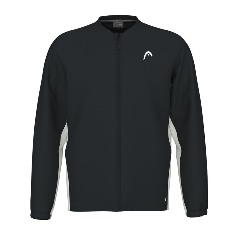 Head Tennisjacke Breaker Full Zip (Moisture Transfer Microfiber Technologie) schwarz/weiss Herren