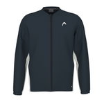 Head Tennisjacke Breaker Full Zip (Moisture Transfer Microfiber Technologie) navyblau/weiss Herren