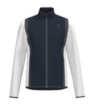 Head Tennisjacke Club 25 Full Zip (Moisture Transfer Microfiber Technologie) 2025 navyblau/weiss Herren
