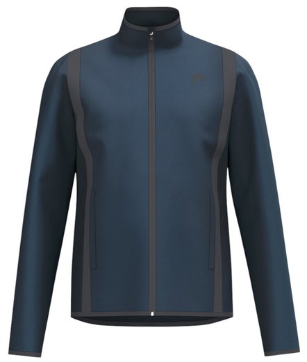 Head Tennisjacke Club 25 Full Zip (Moisture Transfer Microfiber Technologie) 2025 navyblau Herren