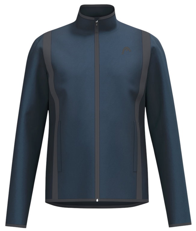 Head Tennis Jacket Club 25 Full Zip (Moisture Transfer Microfiber Technology) 2025 navy blue Men's