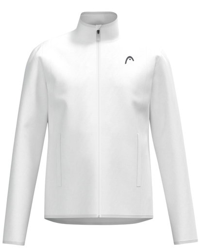 Head Tennisjacke Club 25 Full Zip (Moisture Transfer Microfiber Technologie) 2025 weiss Herren