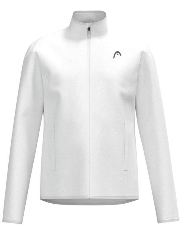 Head Tennisjacke Club 25 Full Zip (Moisture Transfer Microfiber Technologie) 2025 weiss Herren