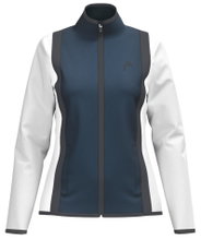 Head Tennis Jacket Club 25 Full Zip (Moisture Transfer Microfiber Technology) 2025 navy blue/white ladies