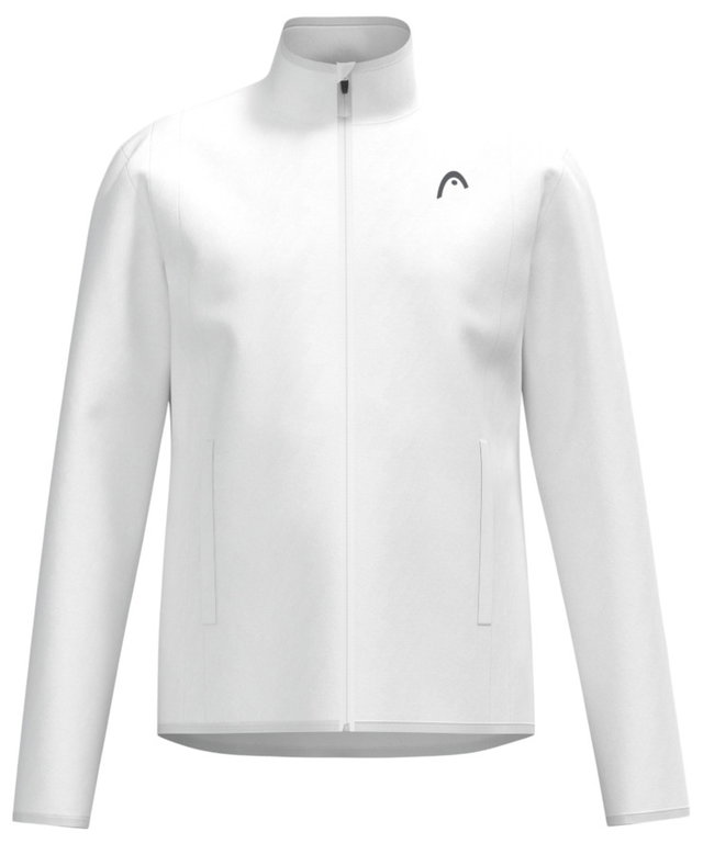Head Tennisjacke Club 25 (100% Polyester) 2025 weiss Jungen