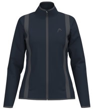 Head Tennis Jacket Club 25 Full Zip (Moisture Transfer Microfiber Technology) 2025 navy blue ladies