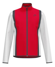 Head Tennisjacke Club 25 Full Zip (Moisture Transfer Microfiber Technologie) 2025 rot/weiss Herren