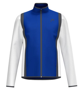 Head Tennis Jacket Club 25 Full Zip (Moisture Transfer Microfiber Technology) 2025 royal blue/white Men's