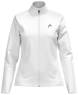 Head Tennisjacke Club 25 Full Zip (Moisture Transfer Microfiber Technologie) 2025 weiss Damen