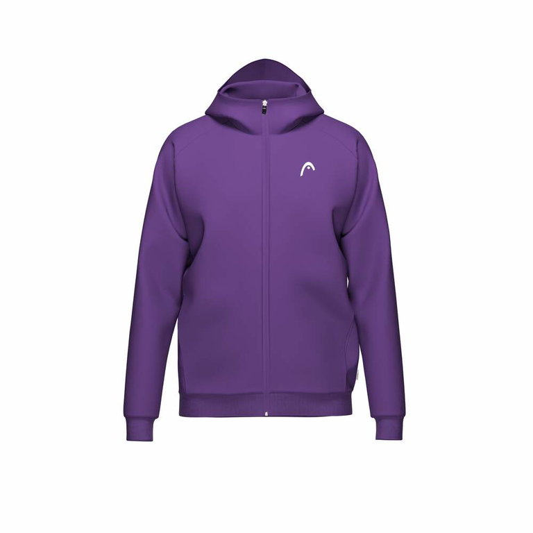 Head Vision Tennis Jacket with Hood (Moisture Transfer Microfiber Technology) purple Men's