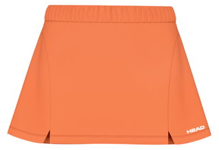 Head Tennisrock Dynamic (elastischer Bund) orange Damen