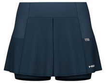 Head Performance Tennis Skort (with integrated inner shorts) navy blue ladies