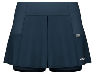 Head Tennisrock Performance Skort (mit integrierter Innenshort) navyblau Damen