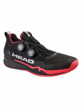 Head Tennis Shoes Endure Pro Boa Clay/Sand Court Black/Red Men's
