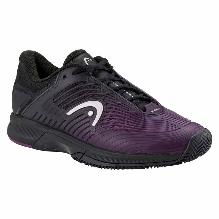 Head Tennis Shoes Revolt Pro 4.5 Clay/Sand Court 2025 Black/Purple Ladies