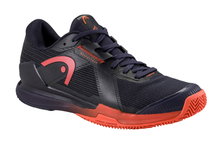 Head Tennis Shoes Sprint Pro 4.0 Clay/Sand Court 2025 Dark Blue/Red Men's
