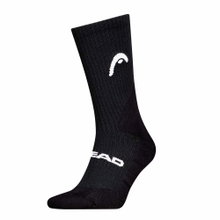 Head Tennis Sock 1P Long Crew (Mixed Fabric) black - 1 Pair