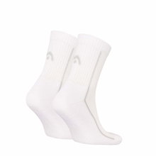 Head Tennis Socks 2P Performance Crew (Mixed Fabric) White - 2 Pairs