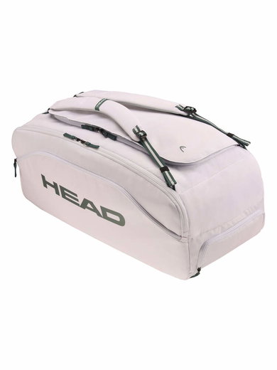 Head Tennistasche Pro X Duffle Bag L (großes Hauptfach, Schläger+Schuhfach) 2026 weiss/grün