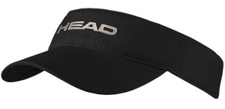 Head Visor Tennis Performance 2025 (Polyester, Klettverschluss) schwarz