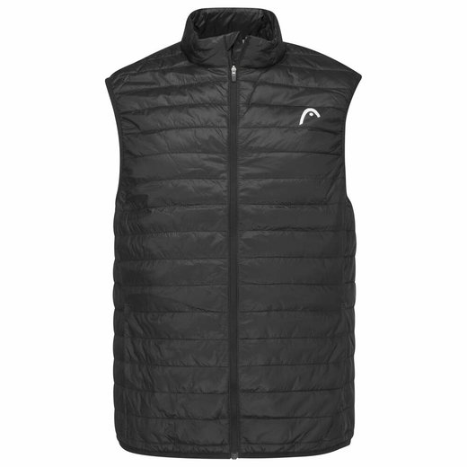 Head Sport-Weste Club Lightweight (Stehkragen, 100% Polyester) schwarz Herren