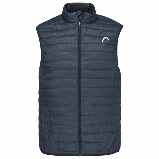 Head Sport-Weste Club Lightweight (Stehkragen, 100% Polyester) navyblau Herren