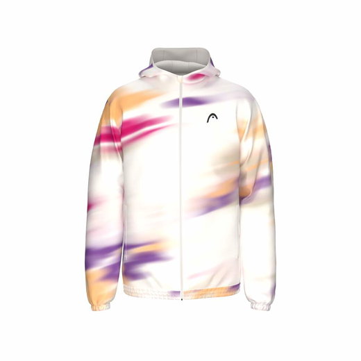 Head Hooded Jacket Blur Full-Zip (100% Polyester) 2026 white/apricot Men's