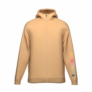 Head Rally Hoodie Full-Zip (Mixed Fabric) orange/yellow Boys