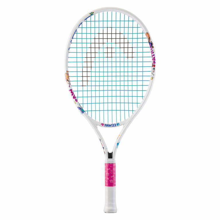Head Kinder-Tennisschläger Paw 23in (7-10 Jahre) 2025 weiss - besaitet -