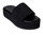 Hebe Athens Sandale Puffy Ibiza Flatform Slide schwarz Damen