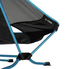 Helinox Campingstuhl Beach Chair (re) - leicht, niedriger Sitzhöhe, Tension Design - schwarz