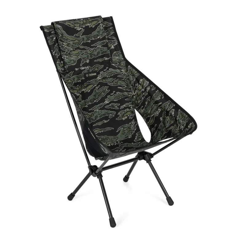 Helinox Campingstuhl Chair One Highback (re) - hoher Rückenlehne, Tension Design - schwarz/grau
