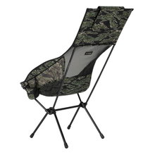 Helinox Campingstuhl Savanna Chair (größere Rückenlehne, breiterer Sitz) schwarz/grün/camo