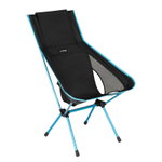 Helinox Campingstuhl Sunset Chair (re) - erhöhte Sitzposition, Tension Design - schwarz/blau