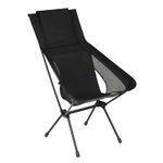 Helinox Campingstuhl Sunset Chair (re) - erhöhte Sitzposition, Tension Design - schwarz/schwarz