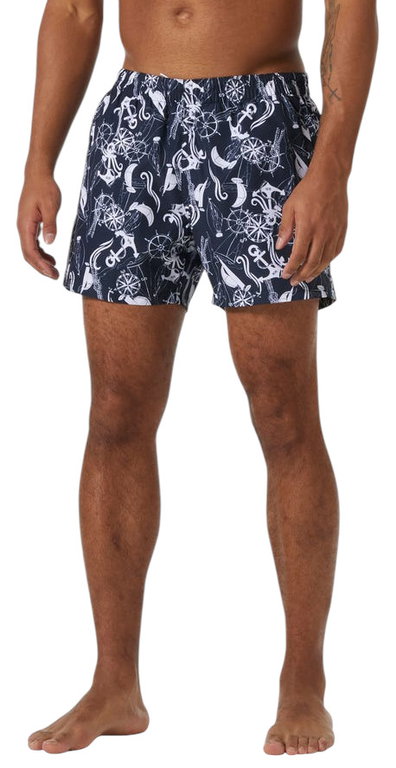 Helly Hansen Badehose Newport Swim Trunk - weiss/schwarz Herren