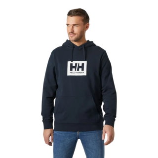 Helly Hansen Hooded Sweatshirt Box Hoodie (2-Way Stretch) navy blue men's