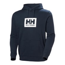 Helly Hansen Hooded Sweatshirt Box Hoodie (2-Way Stretch) navy blue men's