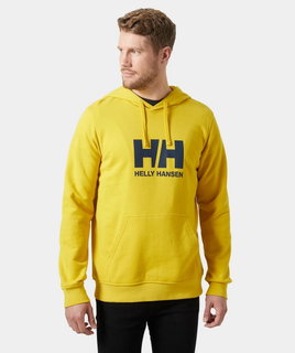 Helly Hansen Logo Hoodie (Organic Cotton) Yellow Men