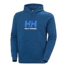Helly Hansen Logo Hoodie (comfortable fit) dark blue men's