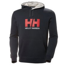 Helly Hansen Bluza z kapturem Logo Hoodie (Bawełna organiczna) granatowa Męska