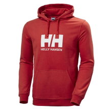 Helly Hansen Bluza z kapturem Logo Hoodie (Bawełna organiczna) czerwona męska