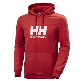 Helly Hansen Logo Hoodie (Organic Cotton) Red Men