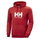 Helly Hansen Kapuzenpullover Logo Hoodie (Bio-Baumwolle) rot Herren