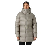 Helly Hansen Winter Down Coat Essence Down Parka (warm, PFC-free) natural/grey ladies