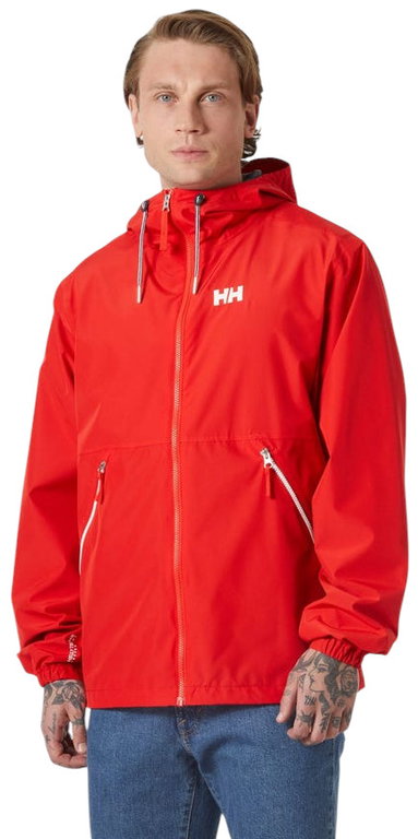 Helly Hansen Regenjacke Sandoy Rain (2-Lagen, wasserdicht) rot Herren